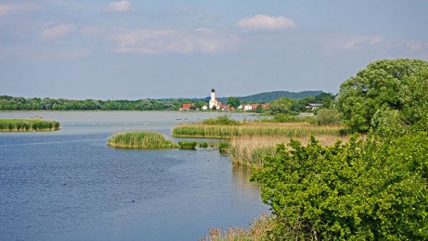 Озеро Эхингер Штау в Баварии