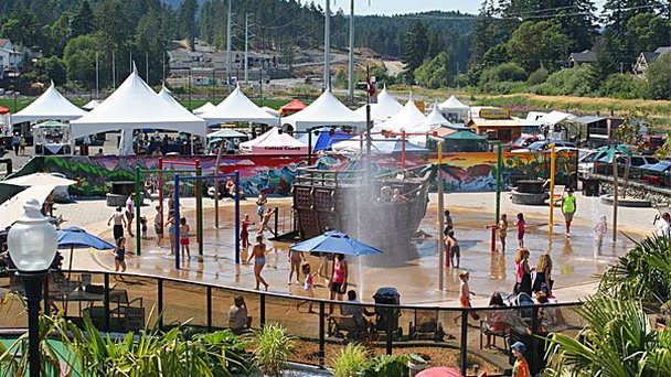 Городской центральный парк в Британской Колумбии