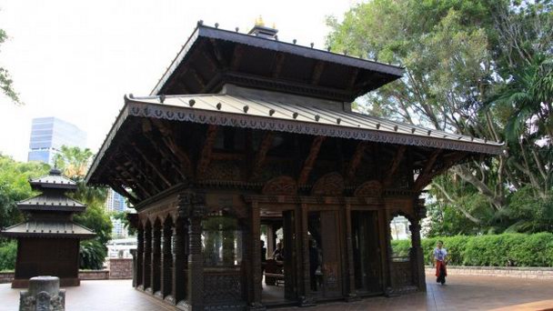 Непальская Пагода Мира в Брисбен в Квинсленде