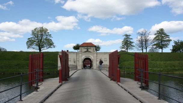 Крепость - звезда Кастеллет в Копенгагене Крепость - звезда Кастеллет в Копенгагене