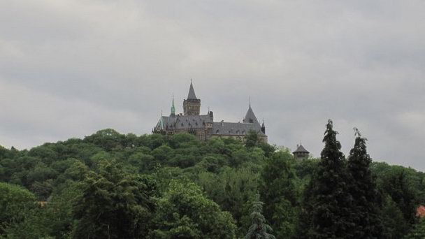 Замок Вернигероде в Саксония-Анхальт