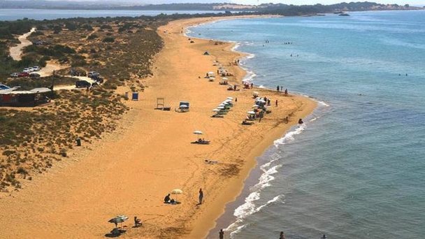 Пляж Халикоунас на Керкире