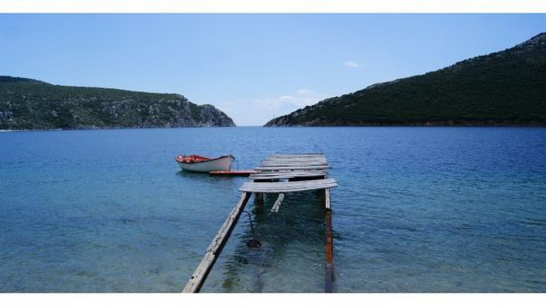 Бухта Порто Куфо в Халкидики