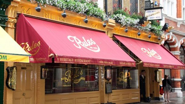 Ресторан Rules в Лондоне