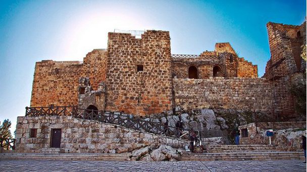 Замок Ajlun в Ажлуне