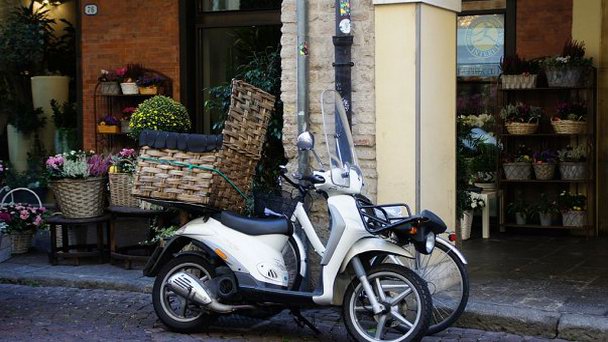 Улица Виа Рома в Венето