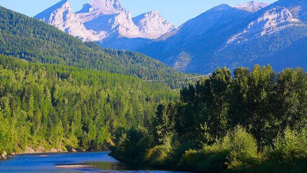 Река Элк в Британской Колумбии