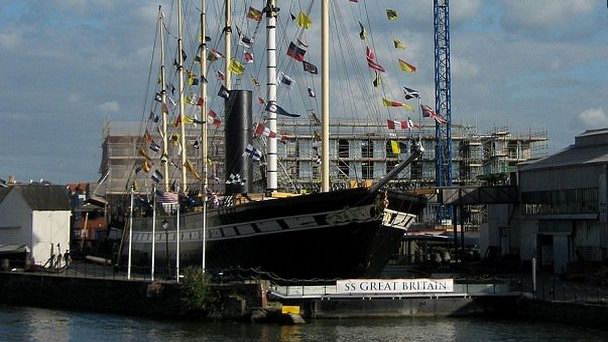 Пароход «Великобритания» в Англии