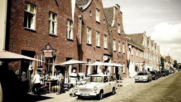 Голландский квартал в Потсдаме в Бранденбурге