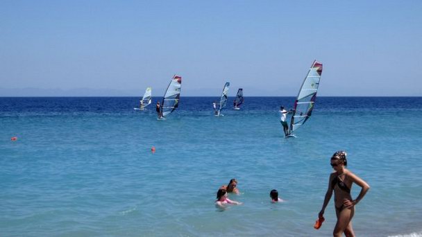 Ялиссос. Пляж на Родосе