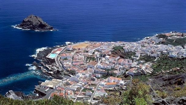 Пригород Garachico на Канарских островах