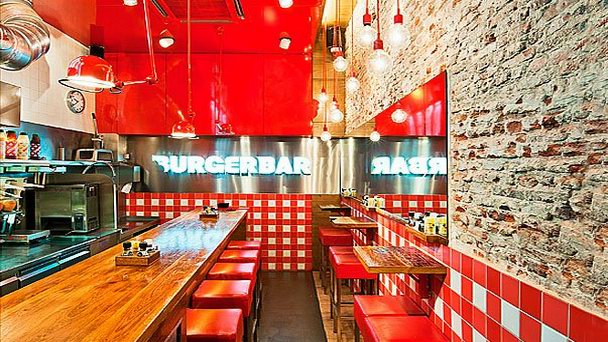 Ресторан Burger Bar в Амстердаме Ресторан Burger Bar в Амстердаме