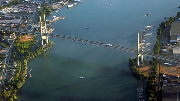 Мост Alex Fraser в Британской Колумбии