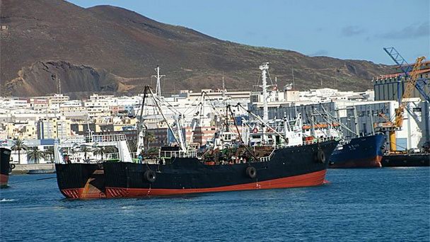 Порт Лас-Пальмас на Канарских островах