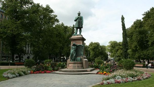 Парк Эспланады в Хельсинки