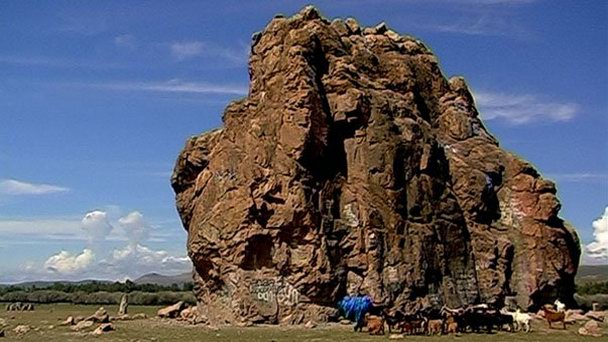 Большой камень Тайхар в Улан-Баторе