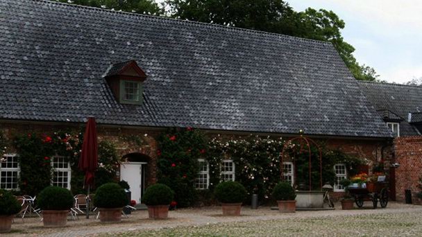 Замок в Хузуме в Шлезвиг-Гольштейне