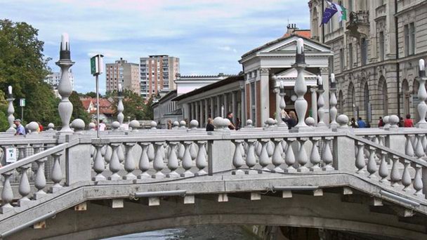 Тройной мост в Любляне