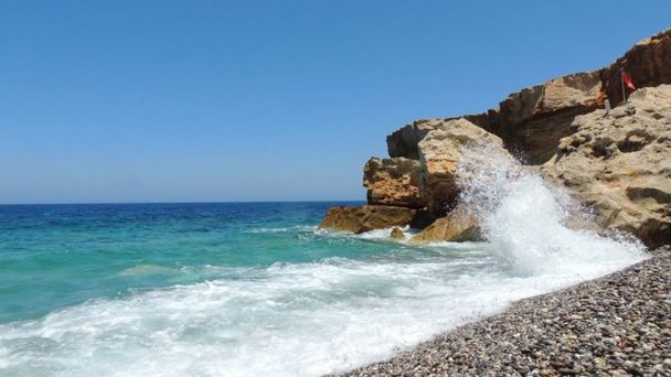 Пляж Спильес на Острове Крит