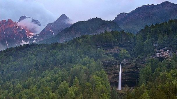 Водопад Перичник в Юлийских Альпах