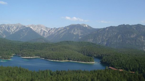 Озеро Айбзее в Баварии