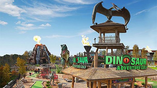 Гольф-парк Dinosaur Adventure в Онтарио