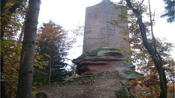 Замок Wineck в Эльзасе