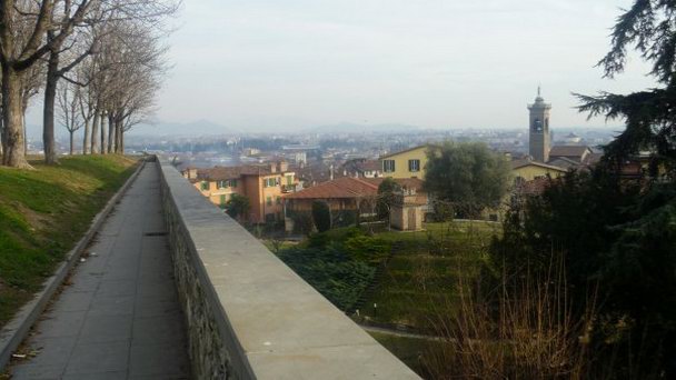 Нижний город в Бергамо