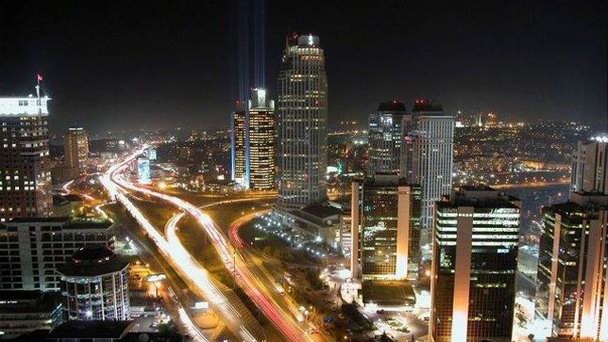 Район Левент в Стамбуле