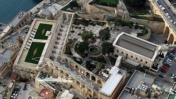 Верхние сады Баракка в Валетте Верхние сады Баракка в Валетте