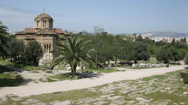 Дорога Panathenaic Way в Афинах