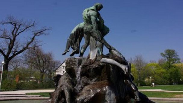 Фонтан Sintflutbrunnen в Баварии