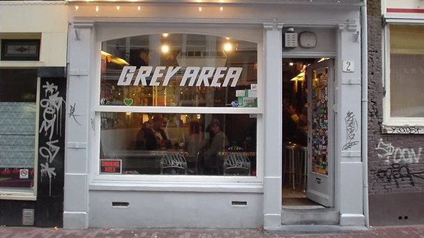 Кофешоп Грей эриа в Амстердаме