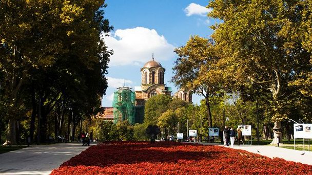 Парк Ташмайдан в Белграде