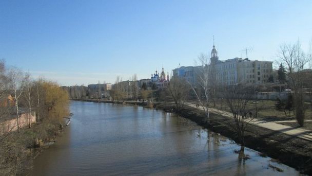 Кканал реки Цны в Тамбове