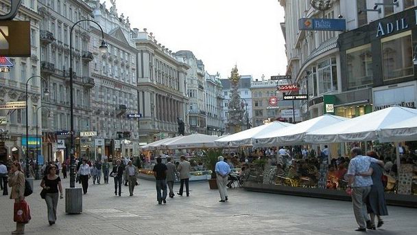 Улица Кертнерштрассе в Вене