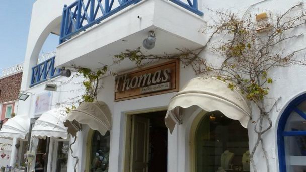 Ювелирный магазинчик Thomas на Санторини