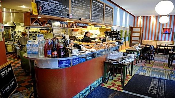 Кафе Saturnus в Стокгольме