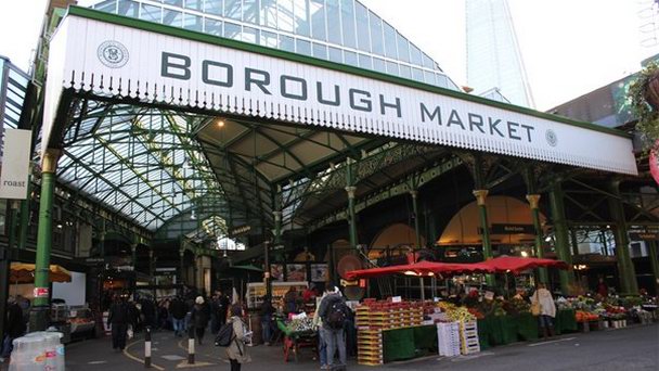 Рынок Borough в Лондоне Рынок Borough в Лондоне