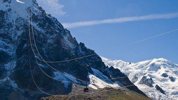 Канатная дорога Эгюий-дю-Миди в Рона-Альпах Канатная дорога Эгюий-дю-Миди в Рона-Альпах