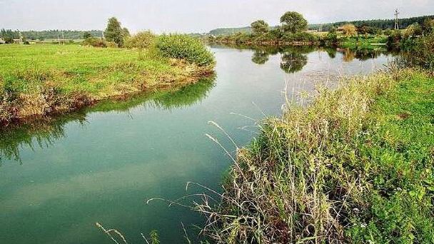 Река Теменица в Любляне