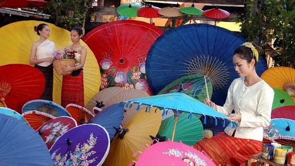 Центр художественных ремесел Санкампаенг в Чианг Маи