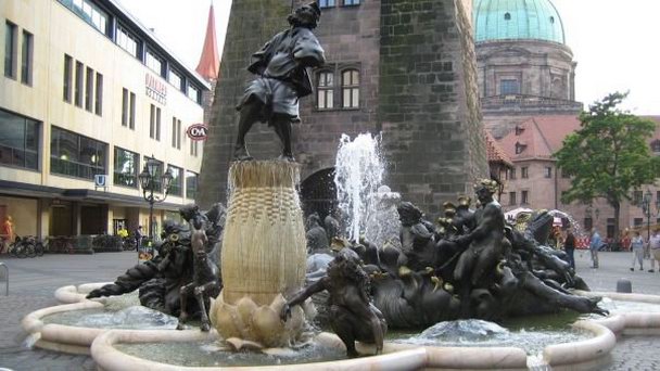 Фонтан Супружеская карусель в Баварии