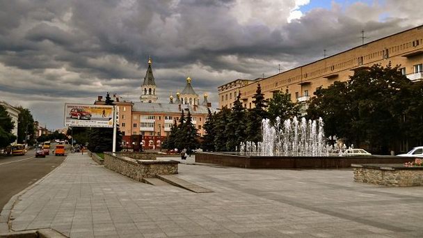 Соборная площадь в Житомире Соборная площадь в Житомире