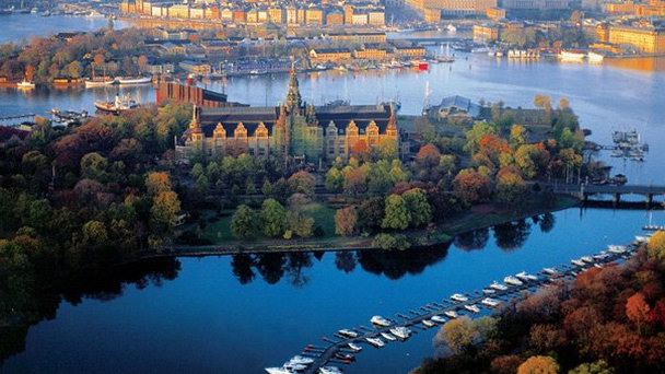 Остров музеев Юргорден в Стокгольме