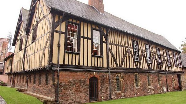 Здание Merchant Adventurers в Англии Здание Merchant Adventurers в Англии