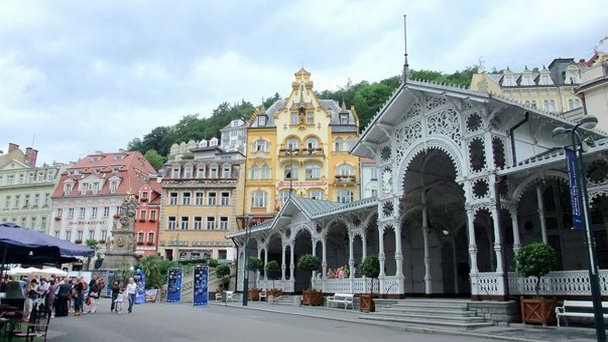 Рыночная колоннада в Карловых Варах