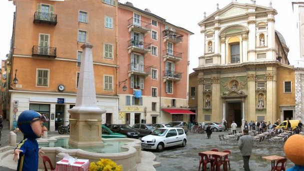 Площадь Розетти на Лазурном береге