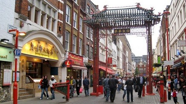 Район Чайна-Таун в Лондоне