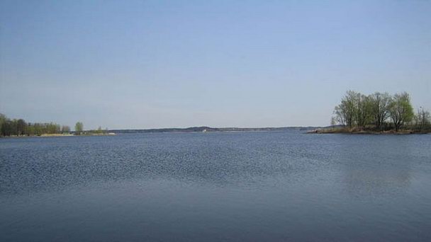 Озеро Кишэзерс в Риге